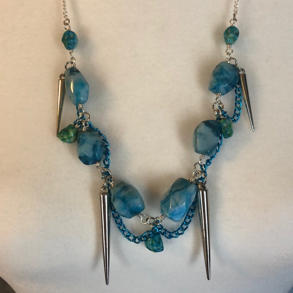 handmade necklace & earring set